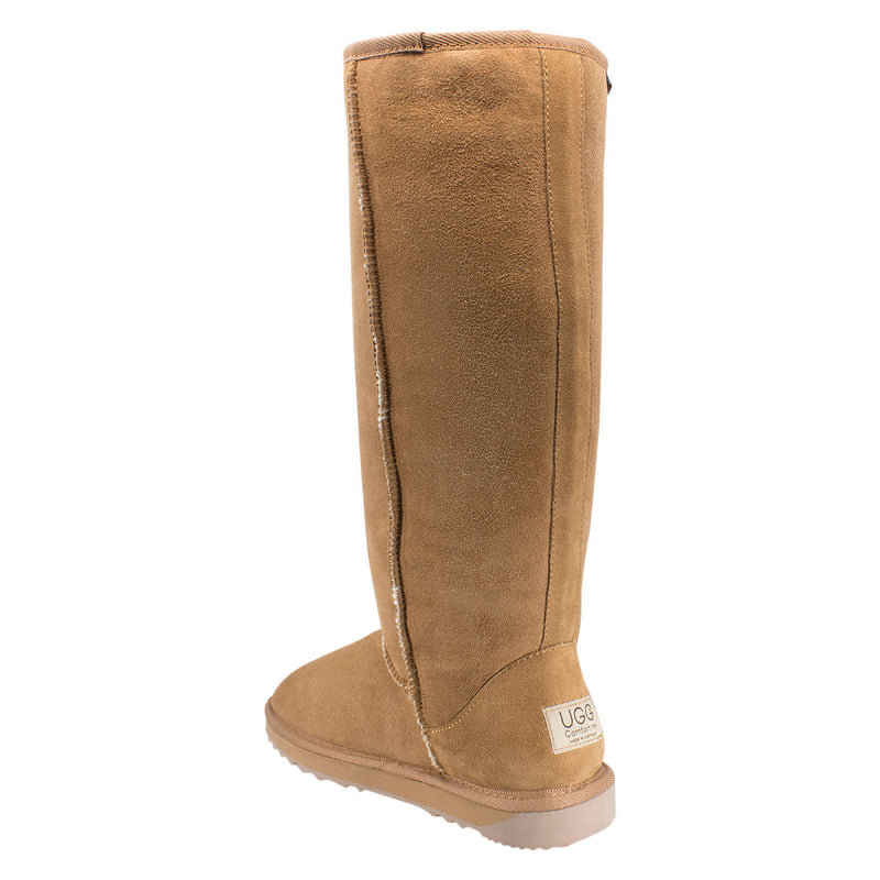 Comfort me UGG Australian Made  Knee High Classic Fashion Boots are Made with Australian Sheepskin for Women, Chestnut Colour 5