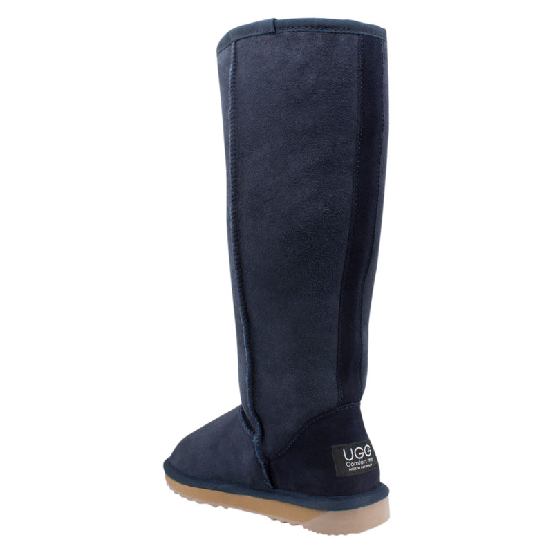 Comfort me UGG Australian Made  Knee High Classic Fashion Boots are Made with Australian Sheepskin for Women, Navy Colour 4