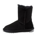 Comfort me UGG Australian Made Mid Button Boots are Made with Australian Sheepskin for Men & Women, Black Colour 7
