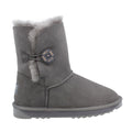 Comfort me UGG Australian Made Mid Button Boots are Made with Australian Sheepskin for Men & Women, Grey Colour 1