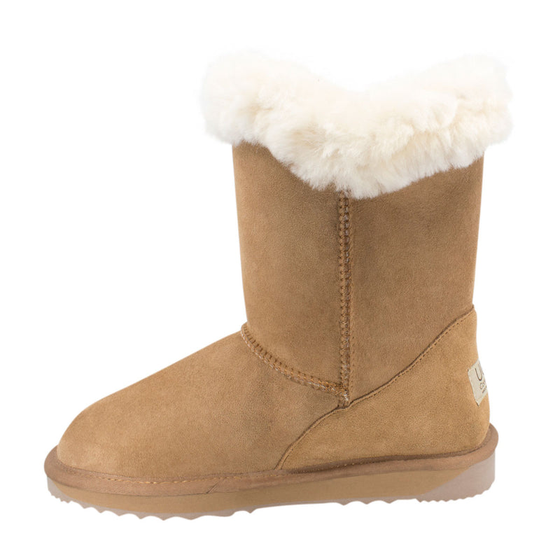 Comfort me UGG Australian Made Designer Boots are Made with Australian Sheepskin for Women, Chestnut Colour 7