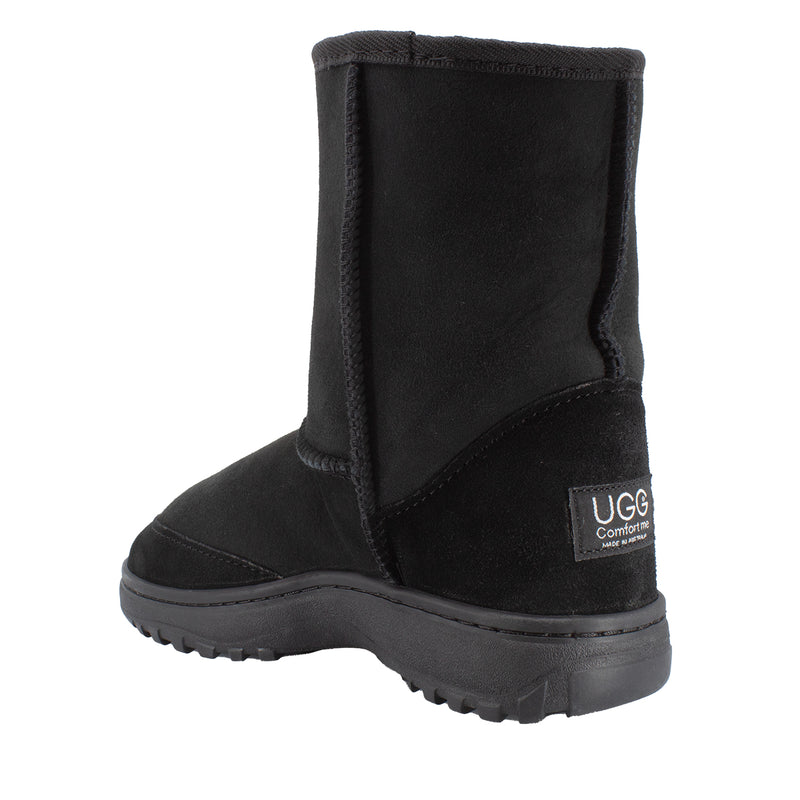 Comfort me UGG Australian Made Terrain Outdoor Boots are Made with Australian Sheepskin for Men & Women, Black Colour 5