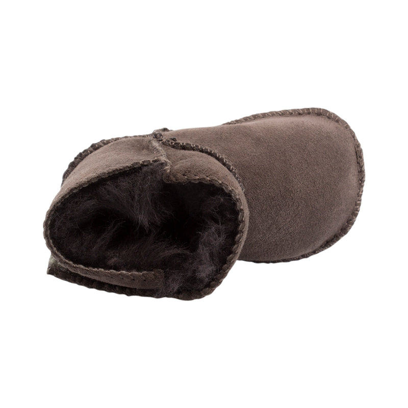 Comfort me UGG Australian Made Baby Gripper Booties are Made with Australian Sheepskin for Babies, Chocolate Colour 8