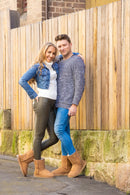 Comfort me UGG Australian Made Mid Classic Boots are Made with Australian Sheepskin for Men & Women, Chestnut Colour 2