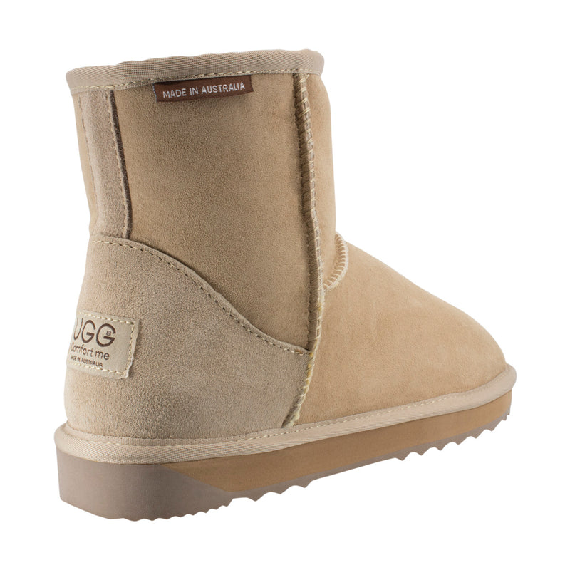 Comfort me UGG Australian Made Mini Classic Boots are Made with Australian Sheepskin for Men & Women, Sand Colour -2